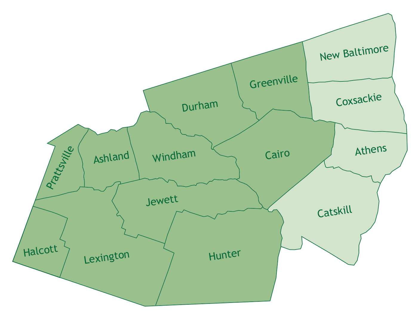 River Towns in Greene County