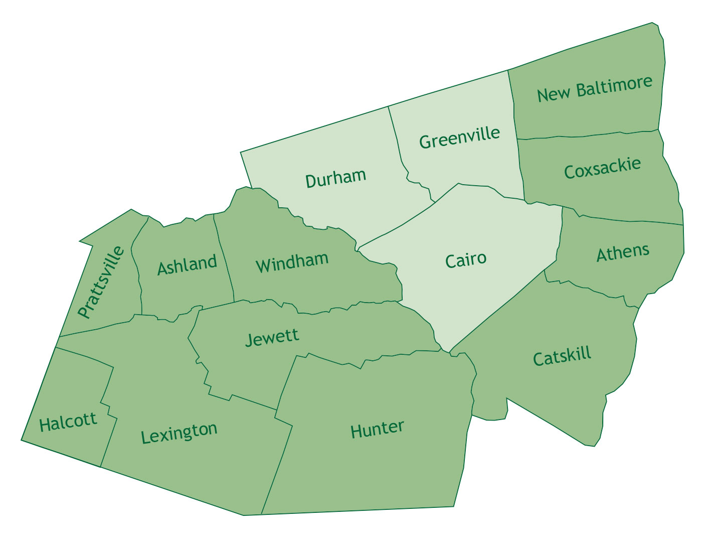 Valley Towns in Greene County