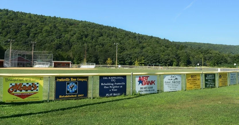 Conine Field, home to the town’s Little League was also destroyed by Hurricane Irene, but has been beautifully restored