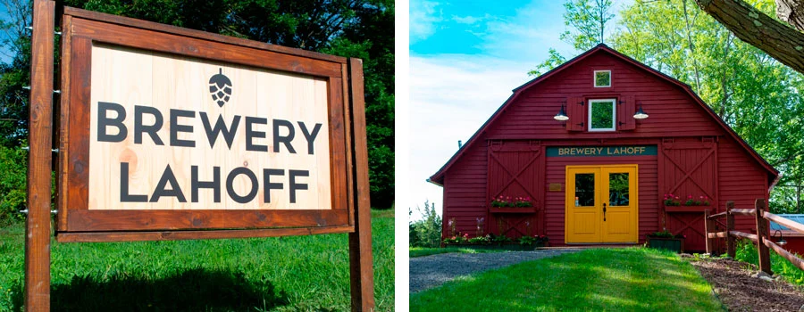 Brewery Lahoff Sign and Barn
