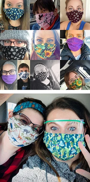 Sewing masks during the pandemic