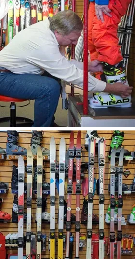Ski fitting and skis