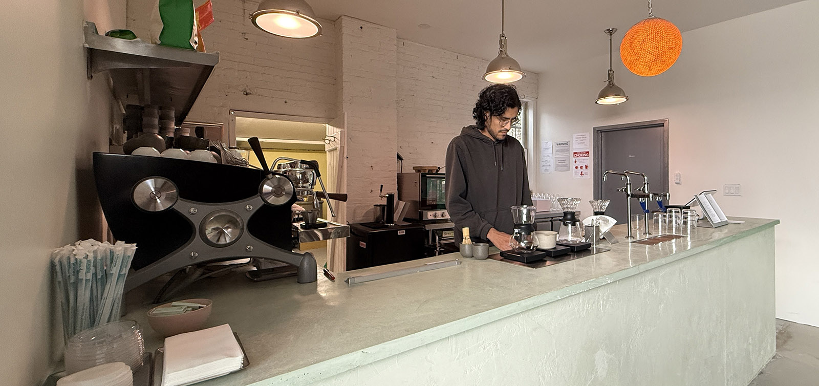 A Space for Coffee, Tea, Wine and Listening in Catskill, NY